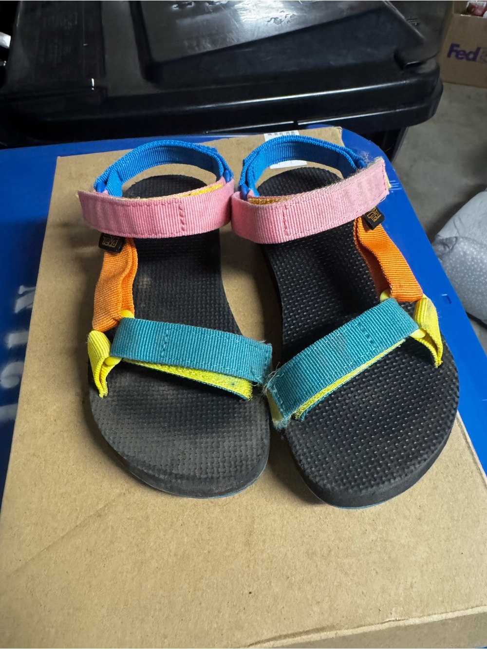 Kids Multicolor Strap Sandals - Comfortable Summer Shoes Teva